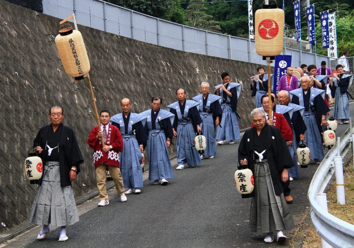 山野の楽当日の様子 嘉麻市山野周辺にて